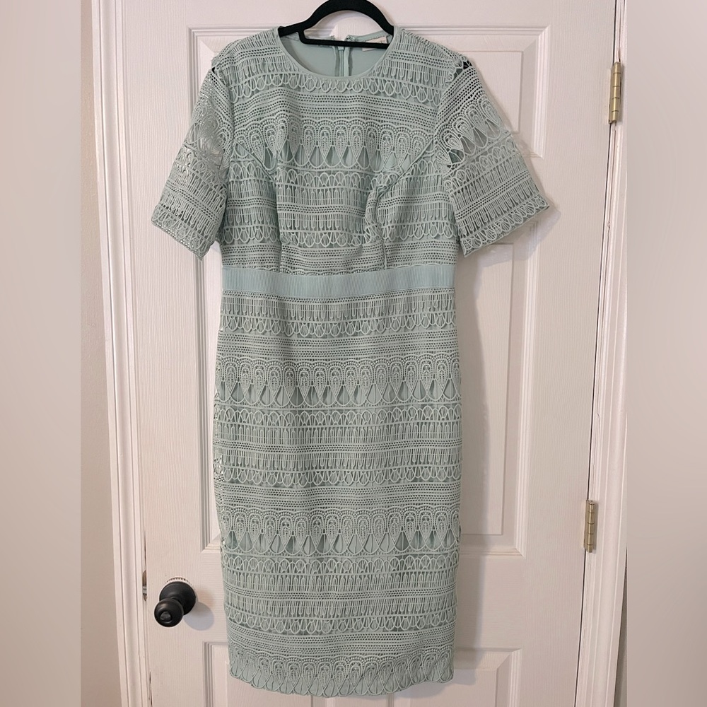 Eva Mendez for New York & Co Size Large short sleeve dress